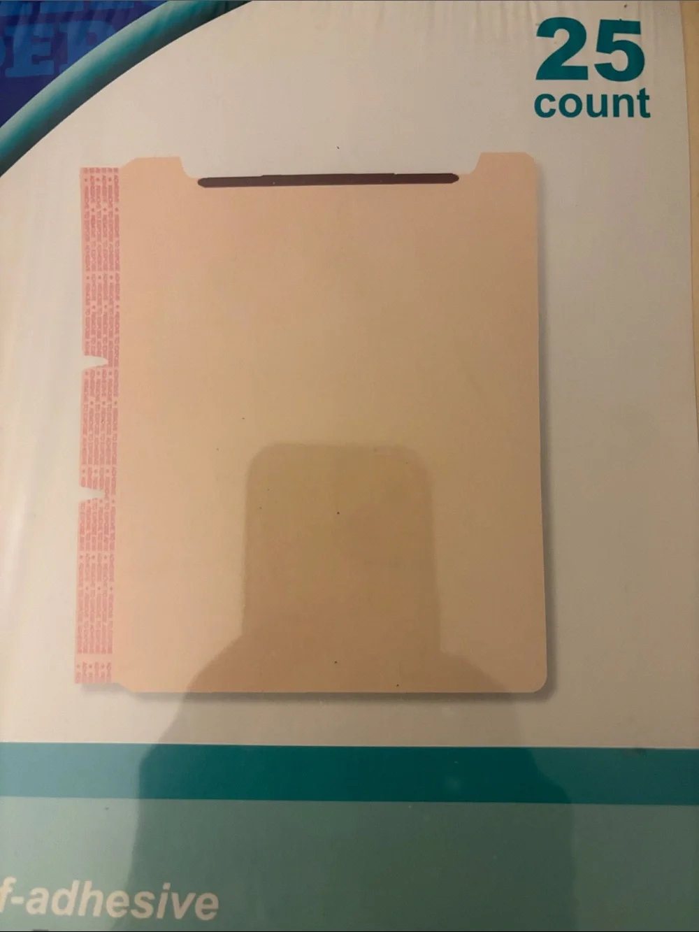 Office Depot Manila Self-Adhesive Folder Dividers - Manila, 25 Count letter size